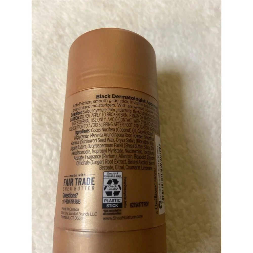Shea Moisture Coconut & Hibiscus Whole Body Invisible Stick Deodorant 2.6 oz